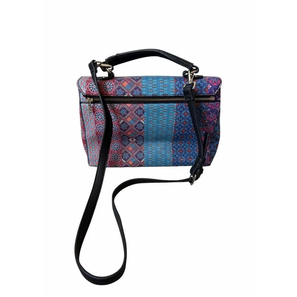 Desigual Roma Birmania Satchel Crossbody Bag Multicolor - Picture 3 of 14